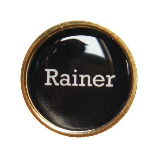 Ballmarker goldfarben mit Vornamen oder Initialen Ballmarker goldfarben mit Vornamen oder Initialen