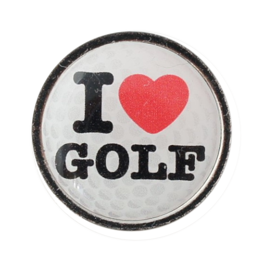 Golfball-Marker I LOVE GOLF
