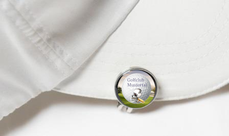 Cap-Clip "Slice" inkl. Marker mit Golfclub-Mustertal-Logo