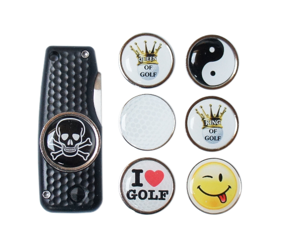 Pitchgabel "Pin" + Ballmarker MOTIV