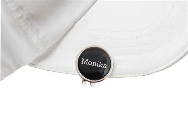 Cap-Clip "Slice" inkl. persönlichem Ballmarker Cap-Clip "Slice" inkl. persönlichem Ballmarker