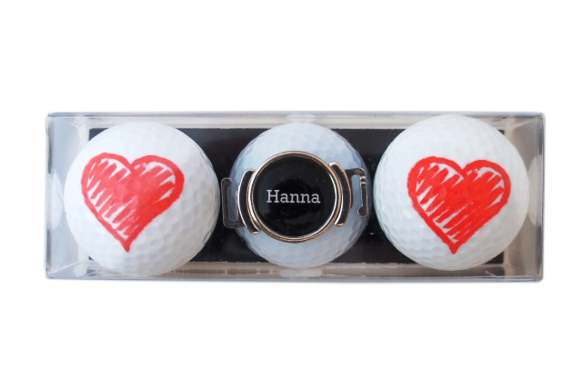 Golfball-Set "HERZ" Golfball-Set "HERZ"