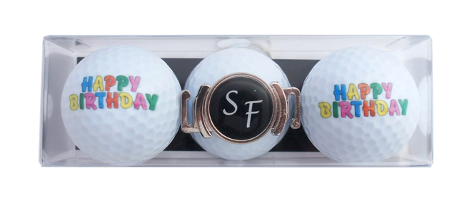 Golfball-Set "HAPPY BIRTHDAY 2"
