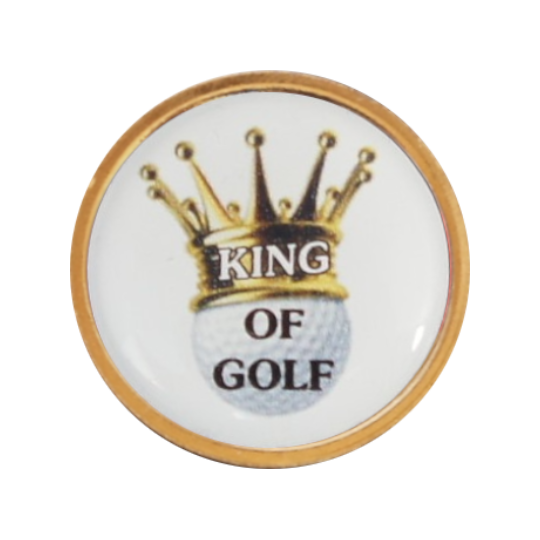 Golfball-Marker KING OF GOLF