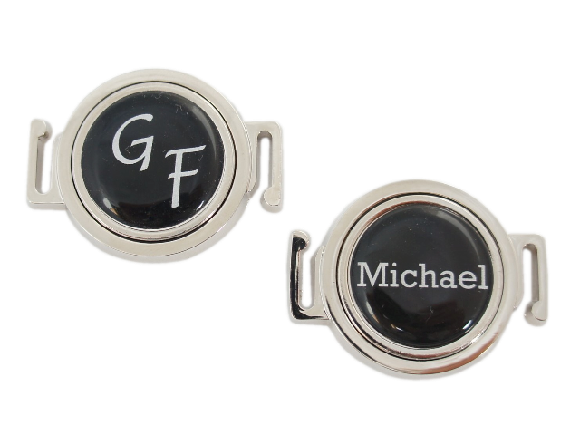 DSC05276-web-grossulGDNe5Mhdo31 Schuhclip "BOGEY" + Marker mit INITIALEN oder VORNAMEN