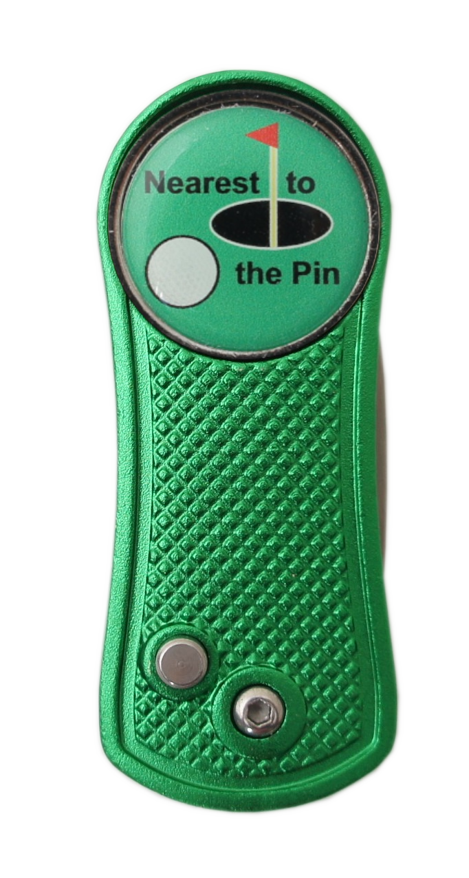 Pitchgabel "Green" incl.  Ballmarker  mit MOTIV