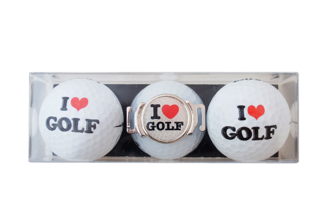 Golfball-Set "I LOVE GOLF 2"