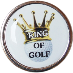 Cap-Clip "Draw" incl. 1 Golfball Marker mit Queen oder King of Golf