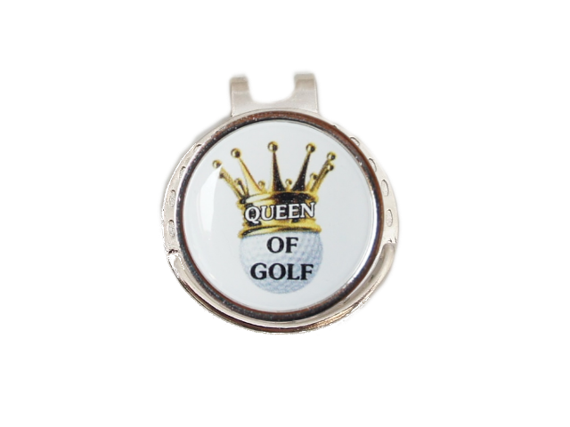 Cap-Clip "Draw" incl. 1 Golfball Marker mit Queen oder King of Golf