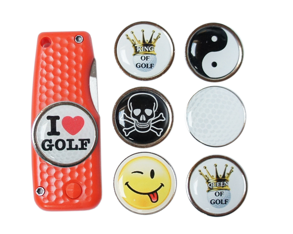 Pitchgabel "Pin" + Ballmarker MOTIV