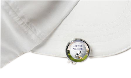 Cap-Clip "Slice" inkl. Marker mit Golfclub-Mustertal-Logo
