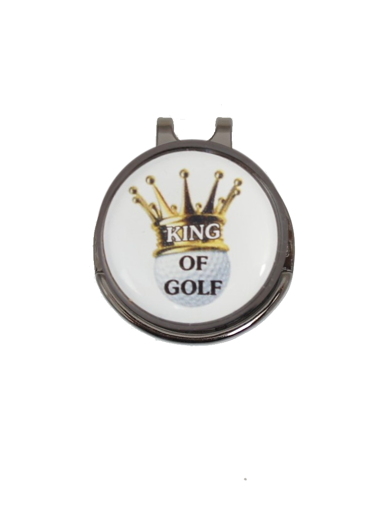 Cap-Clip "Draw" incl. 1 Golfball Marker mit Queen oder King of Golf