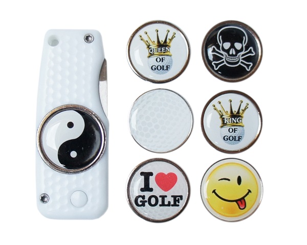 Pitchgabel "Pin" + Ballmarker MOTIV